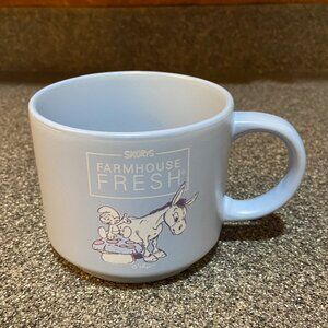 Farmhouse Fresh x Smurfs It's Always a Smurfy Day to Save Animals Blue Latig Mug